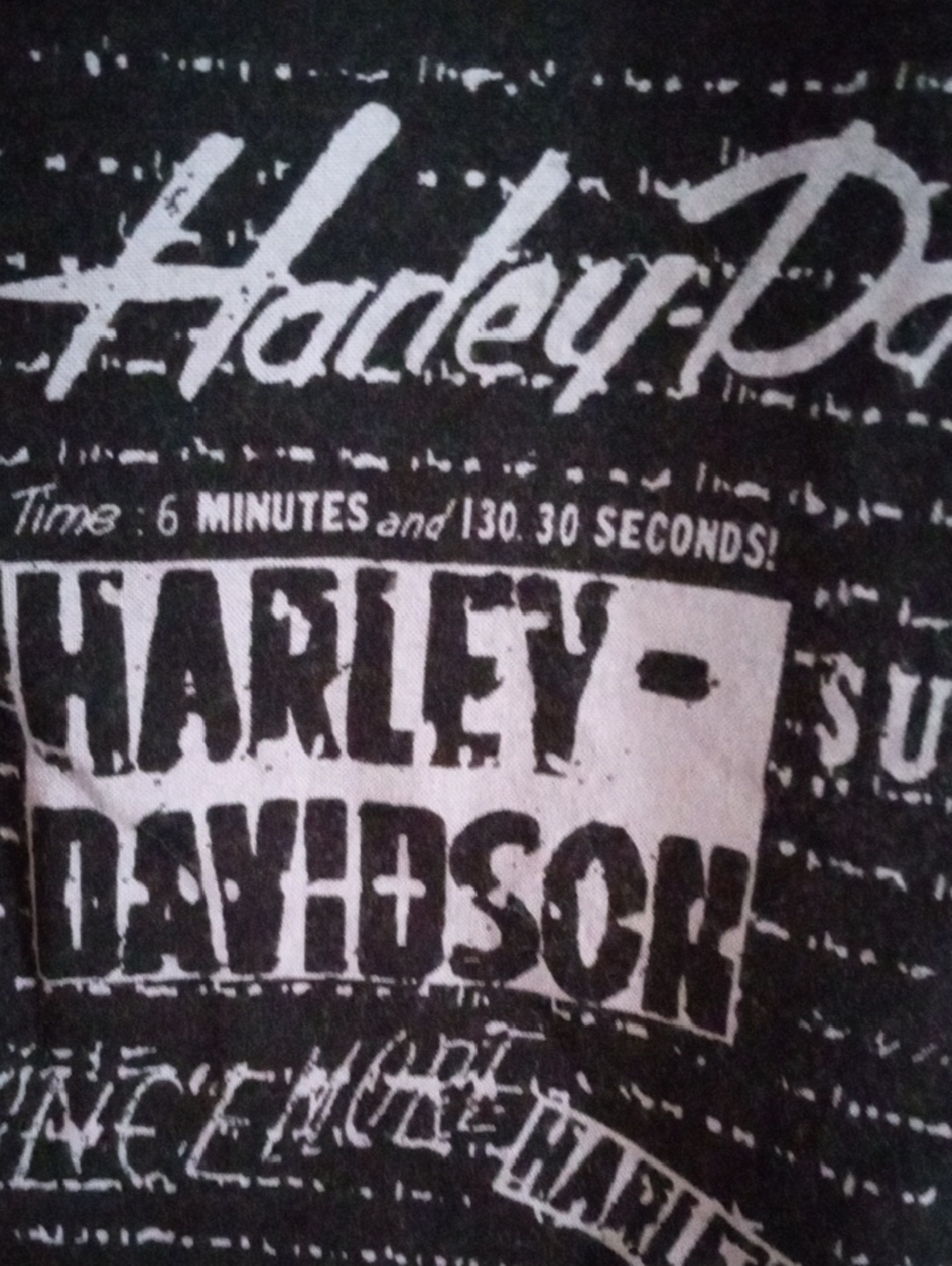 Harley-Davidson Black Short Sleeve Button-Up Shirt - Picture 10 of 13
